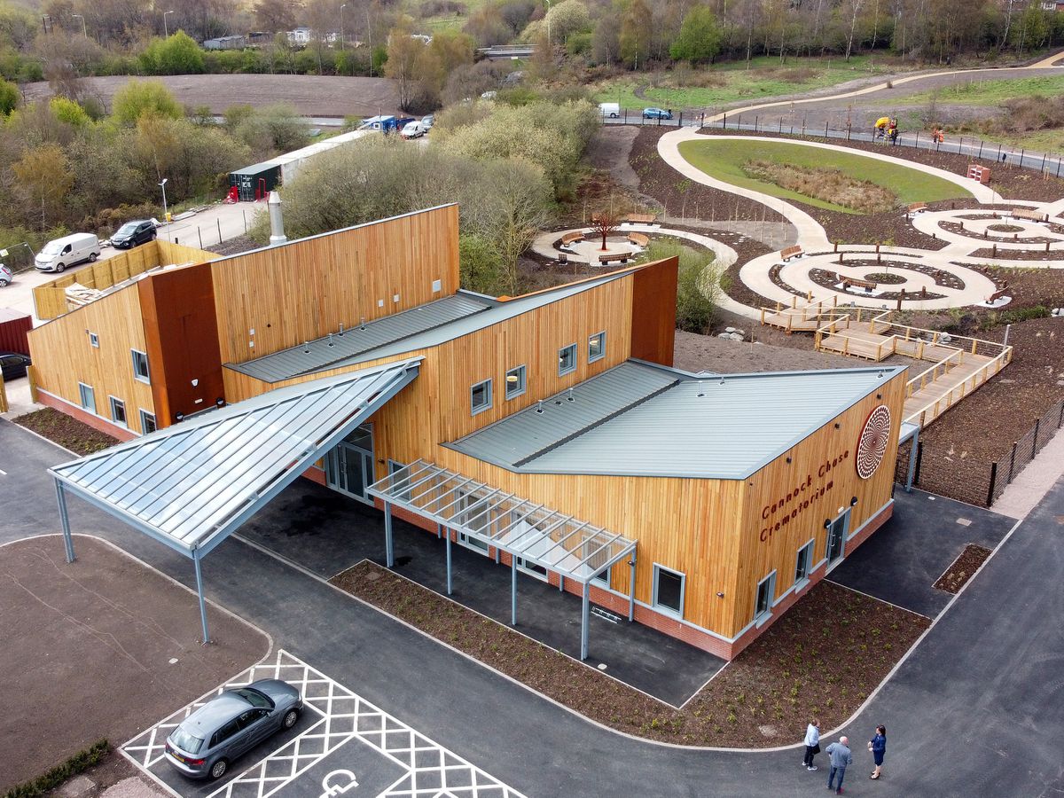 Cannock aerial shot